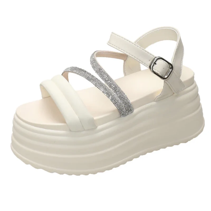 Pearl Radiance Platform Sandals - Image 2
