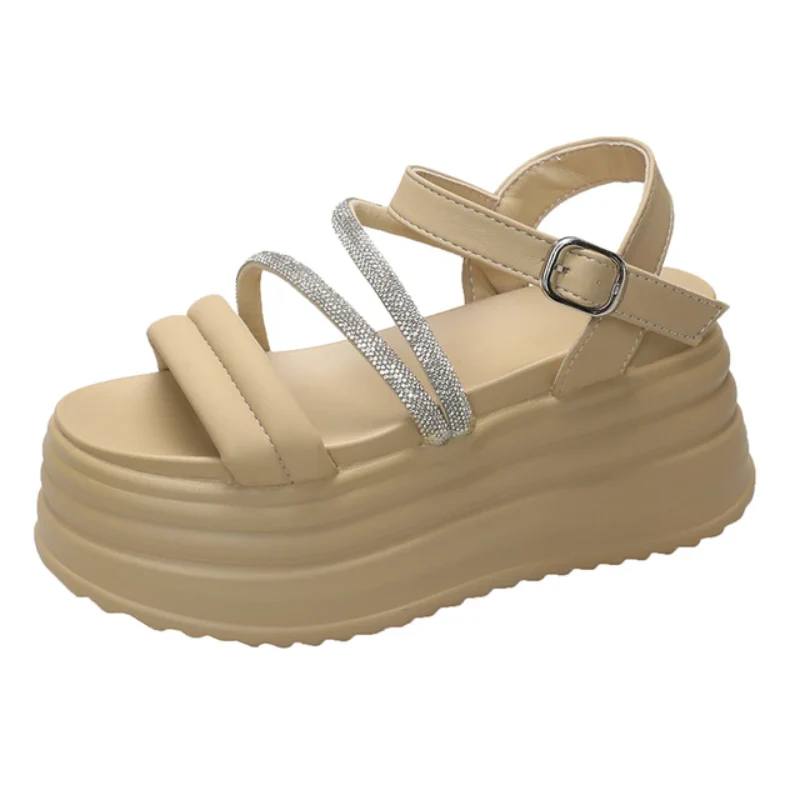 Pearl Radiance Platform Sandals - Image 3