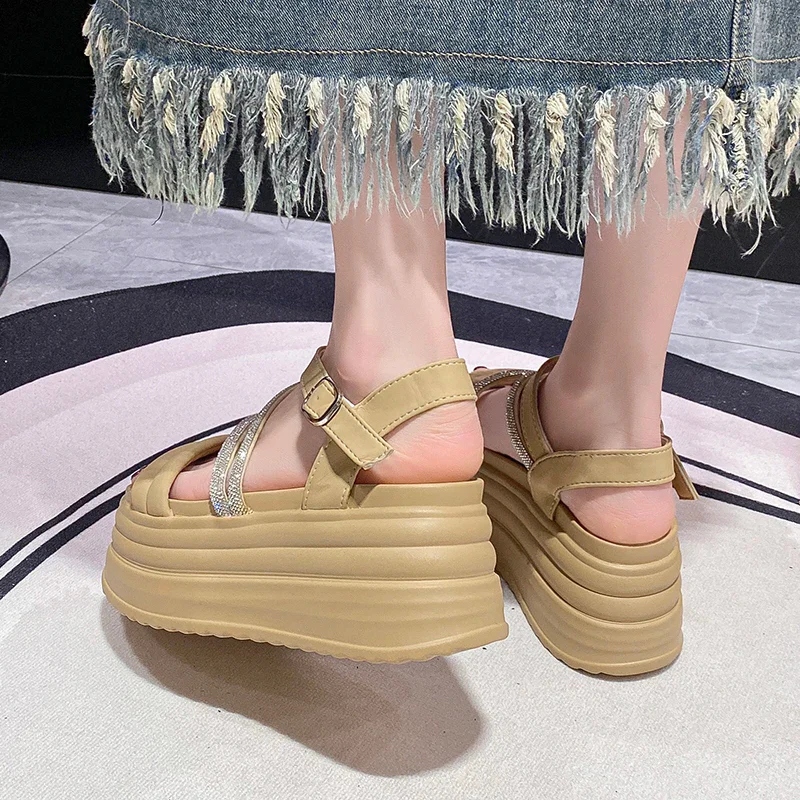 Pearl Radiance Platform Sandals - Image 8