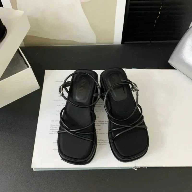 Petra Platform Sandals - Image 3