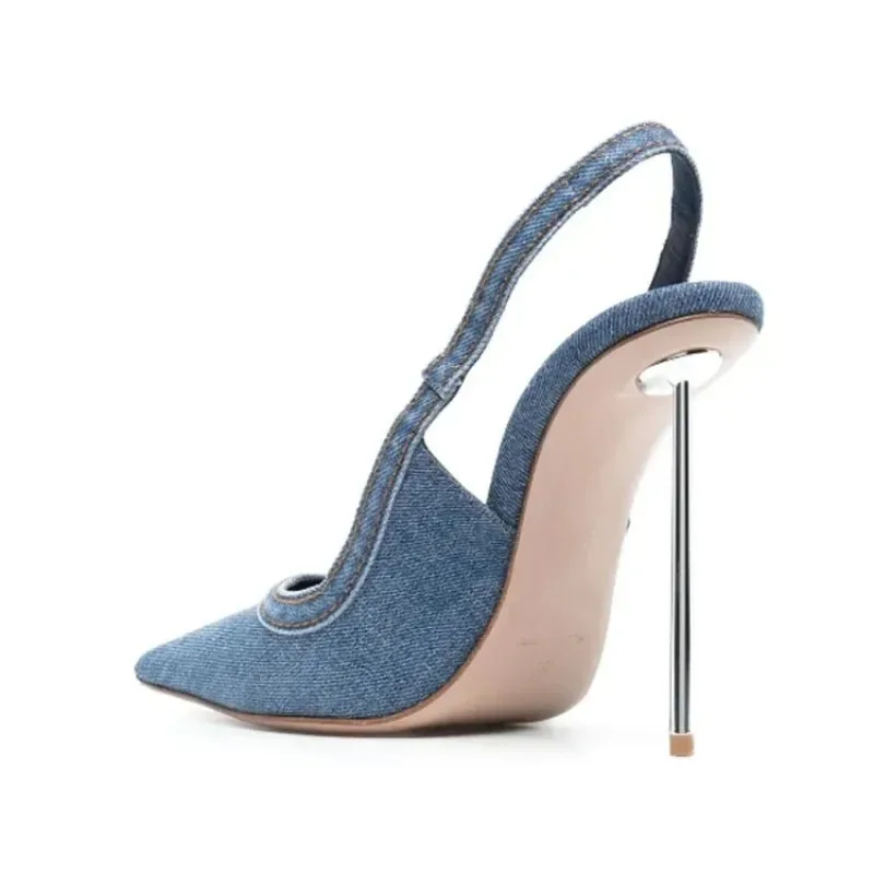 PointePivot Denim Heels - Image 6