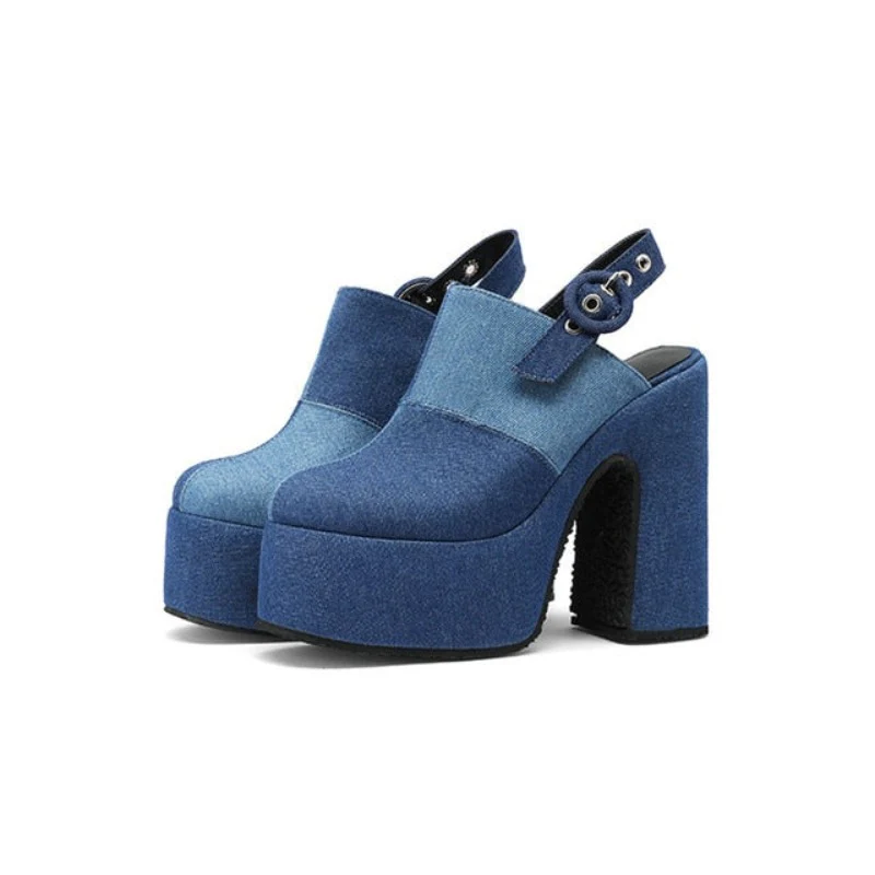 Rico Denim High Heels - Image 2