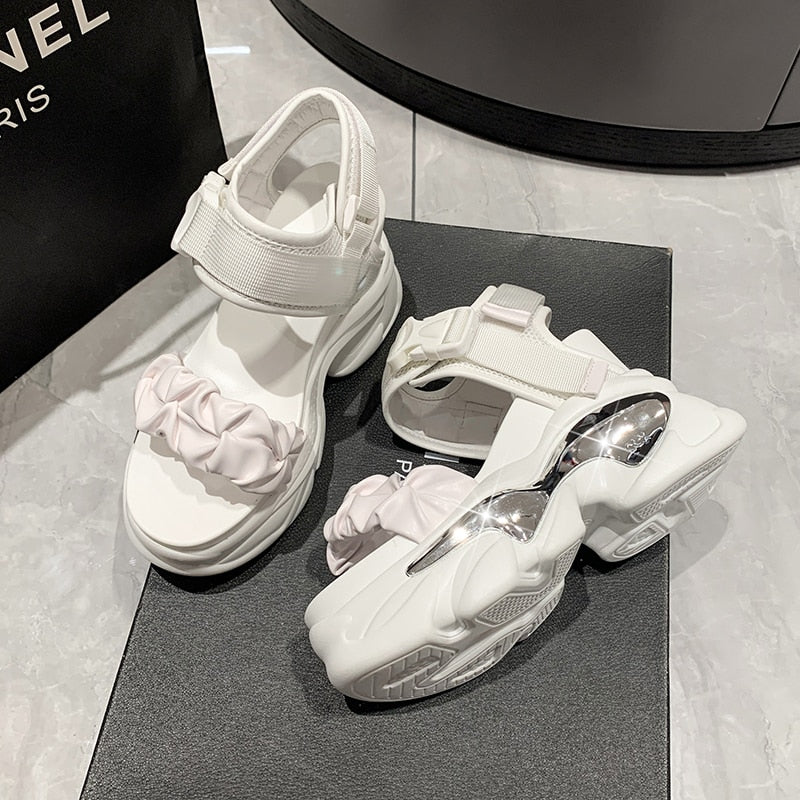 Riviera Rendezvous Platform Sandals - Image 6