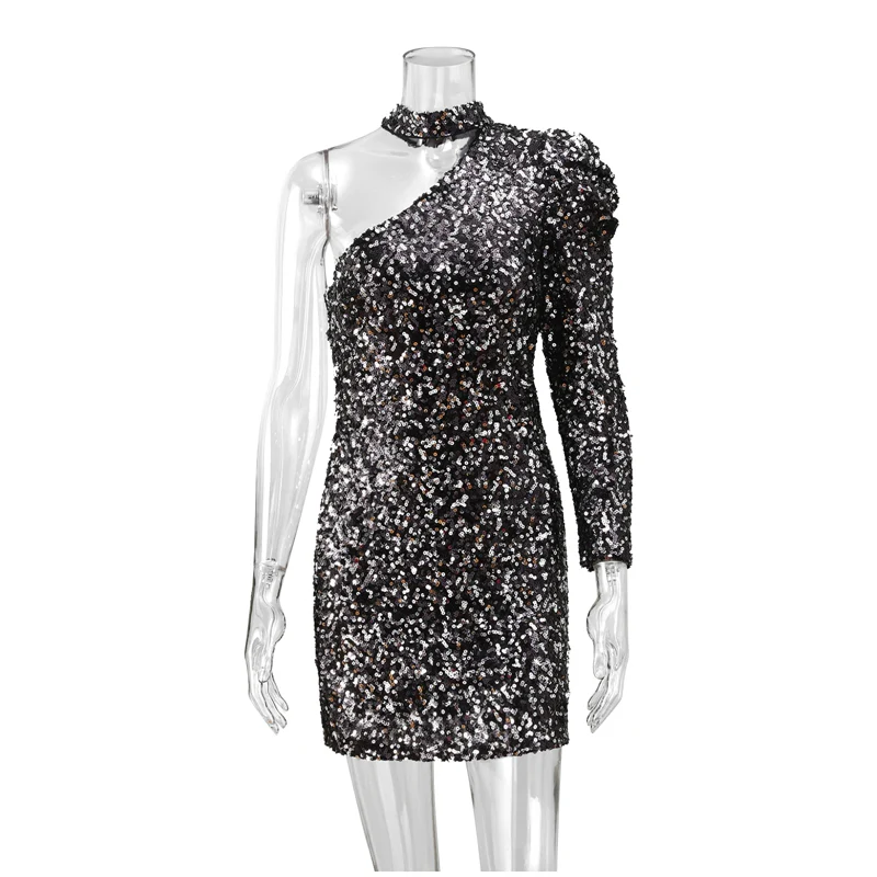Rivo Sequin Party Dress - Image 5