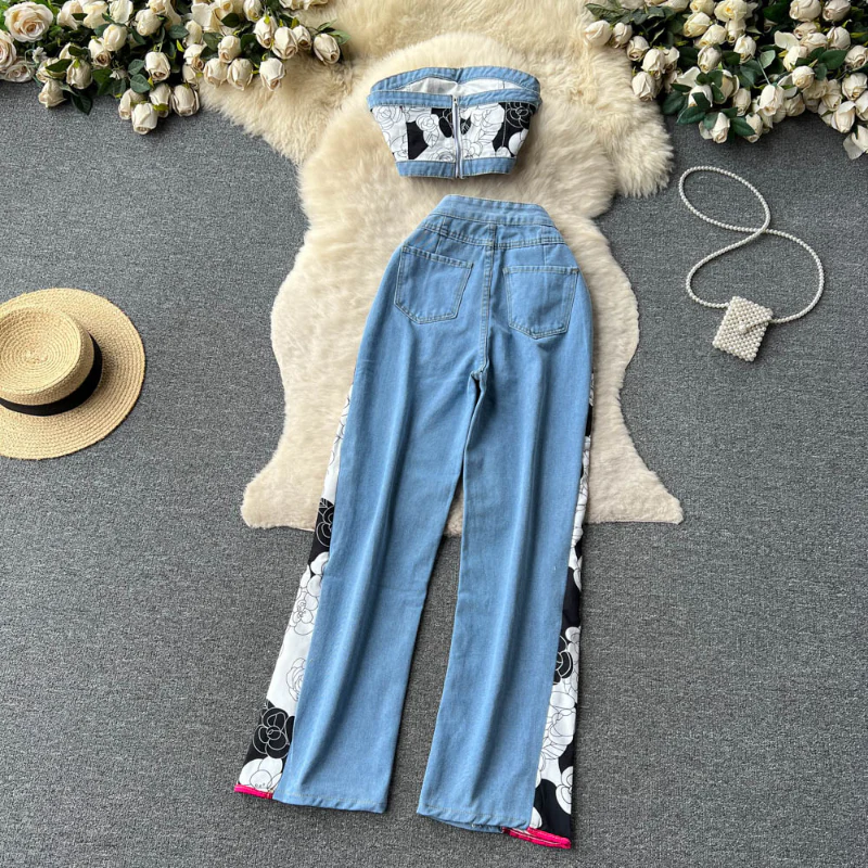 Robbie Two Piece Denim Set - Image 2
