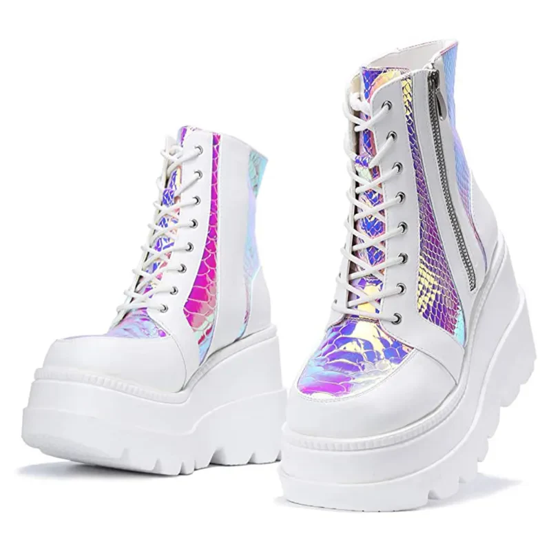 Roberta Glam Platform Boots - Image 2