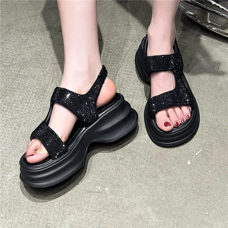 Robie Glit Platform Sandals - Image 2