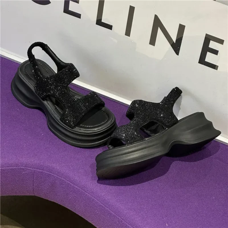 Robie Glit Platform Sandals - Image 6