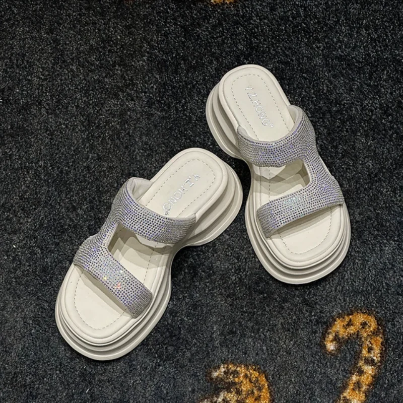 Robie Glit Platform Slippers - Image 3
