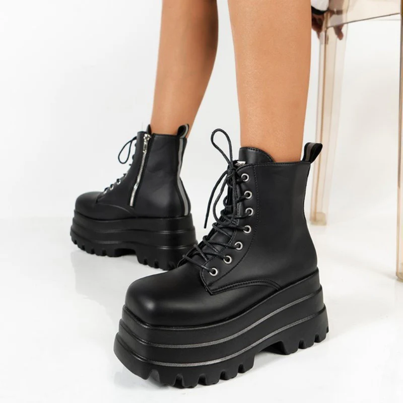 Rocco High Platform Boots - Image 2