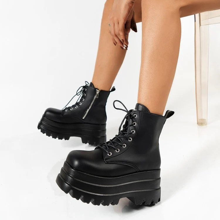 Rocco High Platform Boots - Image 3