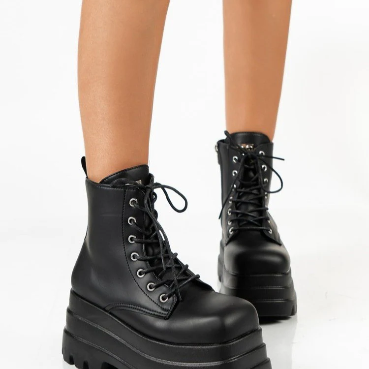 Rocco High Platform Boots - Image 5