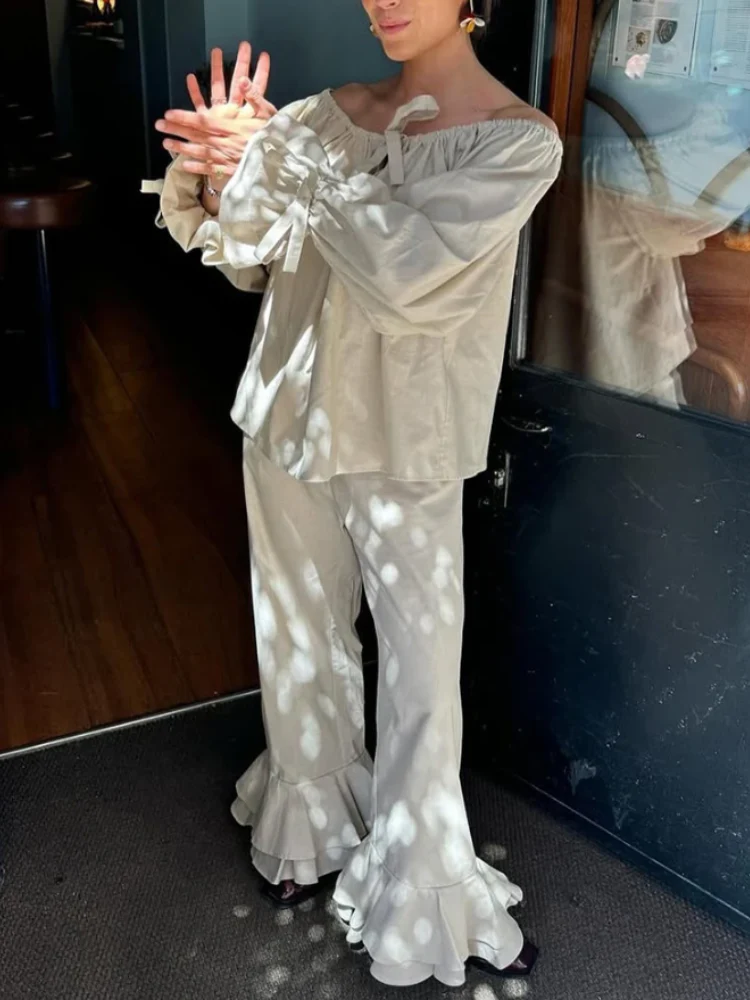 Ruffle Aura Off-Shoulder Set - Image 2