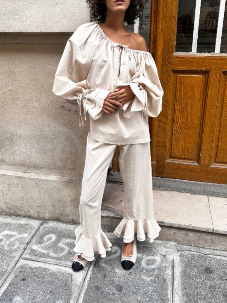Ruffle Aura Off-Shoulder Set - Image 3