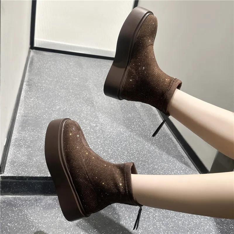 Rustic Radiance Chic Boots - Image 4