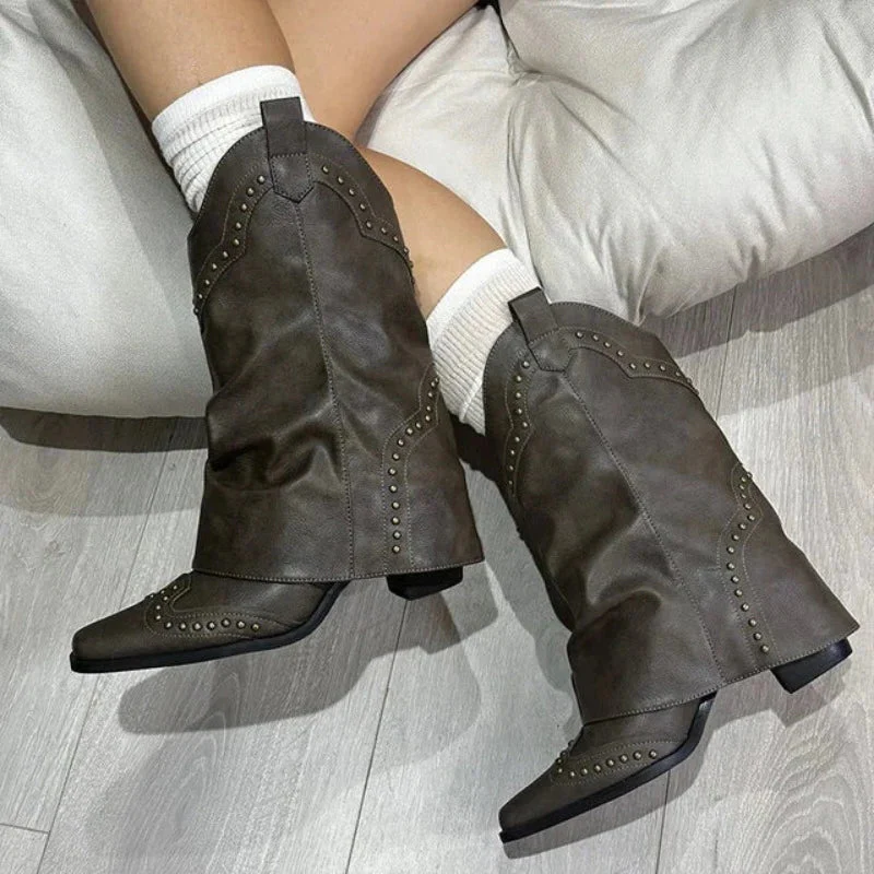 Rustic Rustlers Cowboy Boots - Image 3