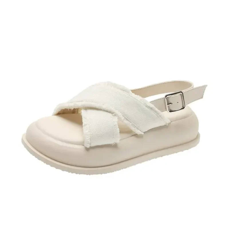 Sabrina Denim Sandals - Image 2