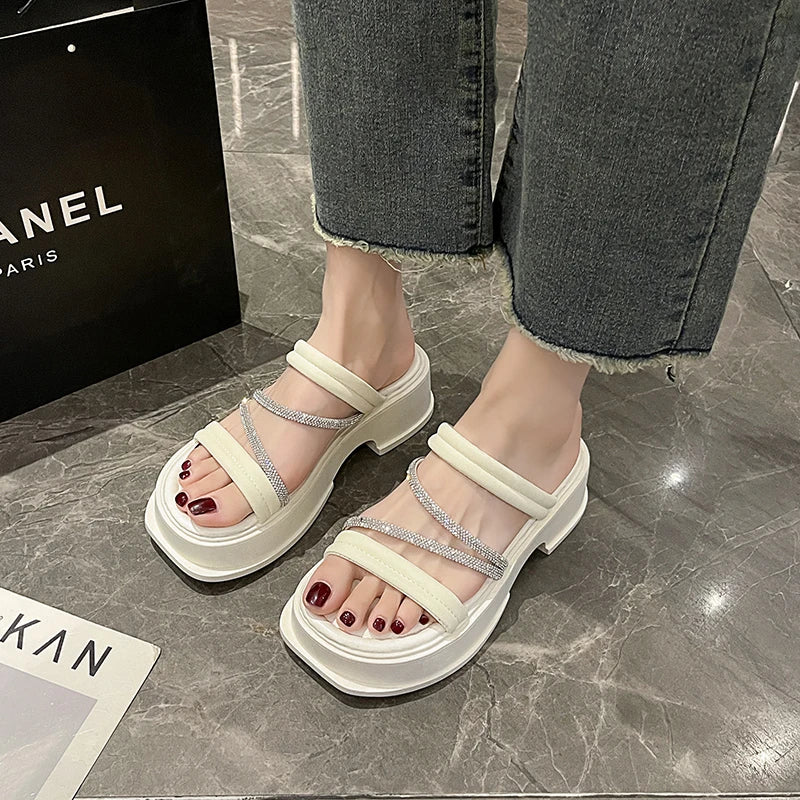 Santorini Platform Slippers - Image 4