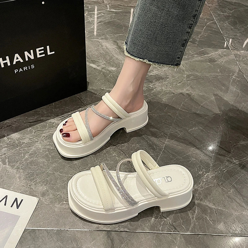 Santorini Platform Slippers - Image 6