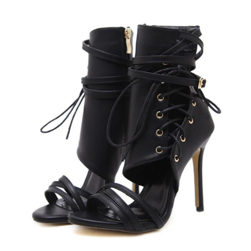 Savannah Lace-Up Heels - Image 2