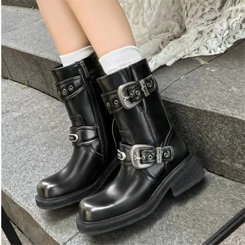 Sculpted Sole Fashion Boots - Image 4