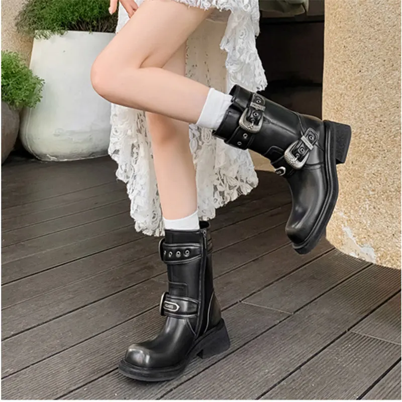 Sculpted Sole Fashion Boots - Image 6
