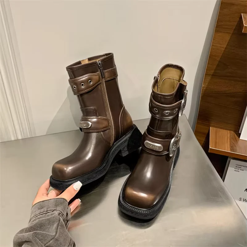 Sculpted Sole Fashion Boots - Image 7