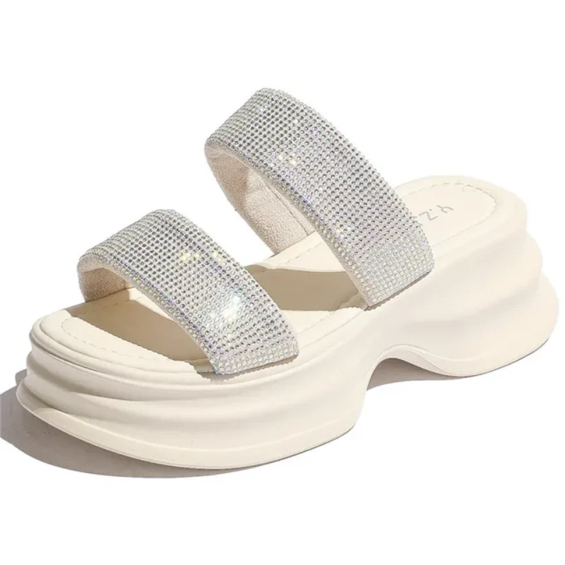 Serena Glit Platform Slippers - Image 3