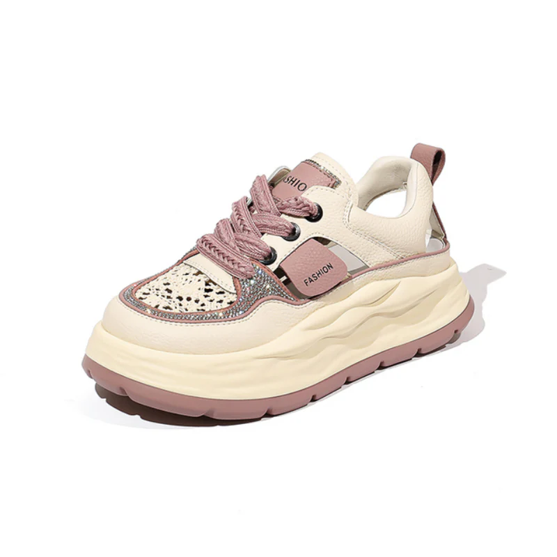 Serene Sovereigns Lace-Up Sandals - Image 2