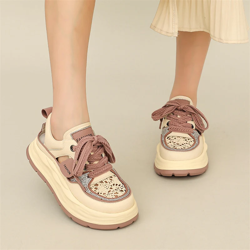 Serene Sovereigns Lace-Up Sandals - Image 3