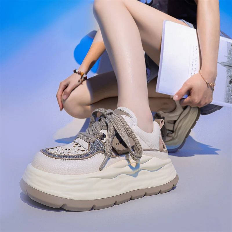 Serene Sovereigns Lace-Up Sandals - Image 5