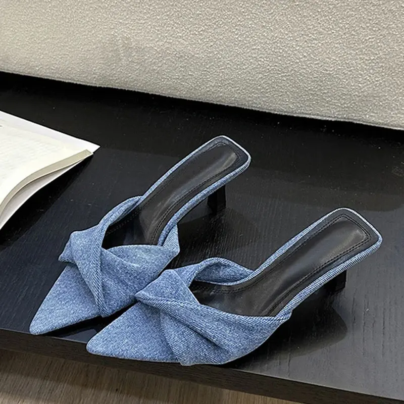 Serpentine Pointed Sandals - Image 7