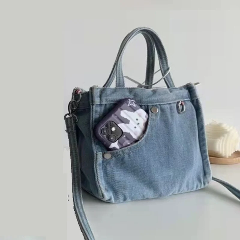 Sigma Denim Shoulder Bag - Image 2