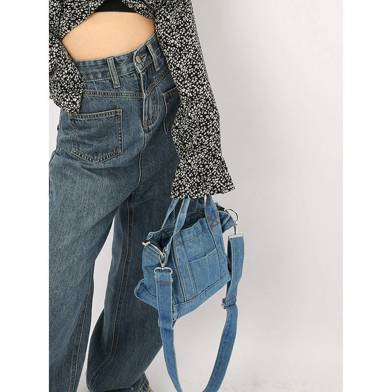 Sigma Denim Shoulder Bag - Image 7