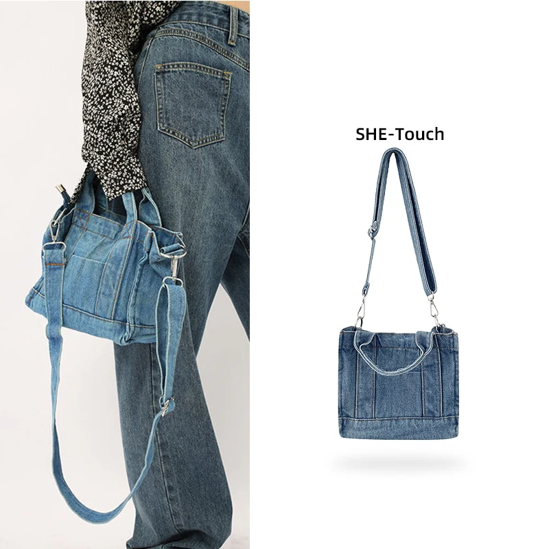 Sigma Denim Shoulder Bag - Image 9
