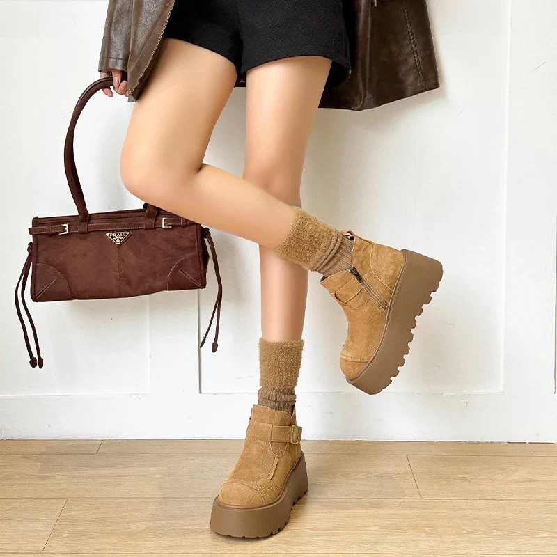 SkyLift Suede Ankle Boots - Image 4