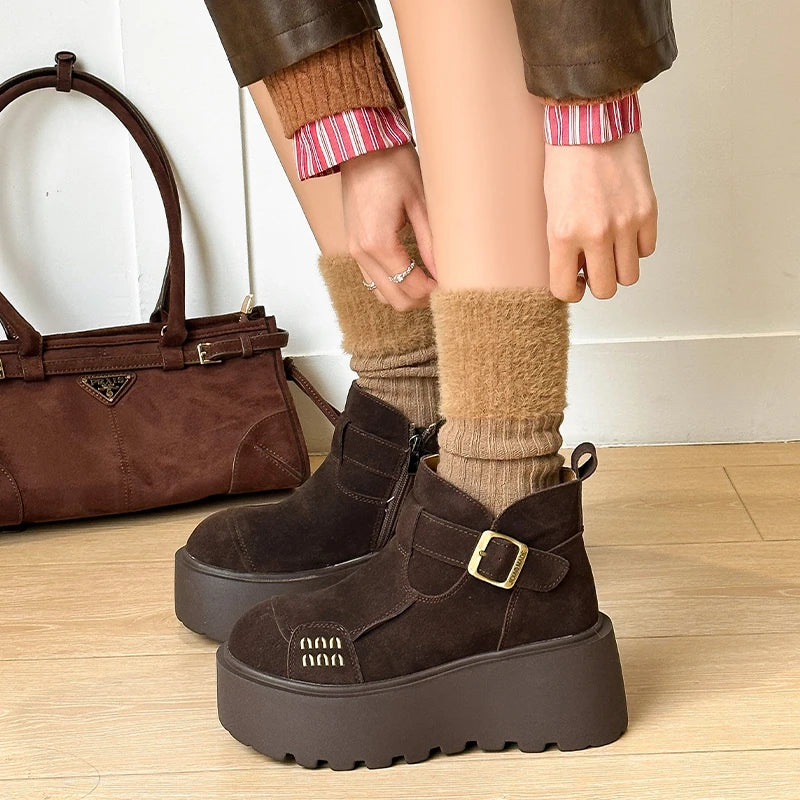 SkyLift Suede Ankle Boots - Image 6