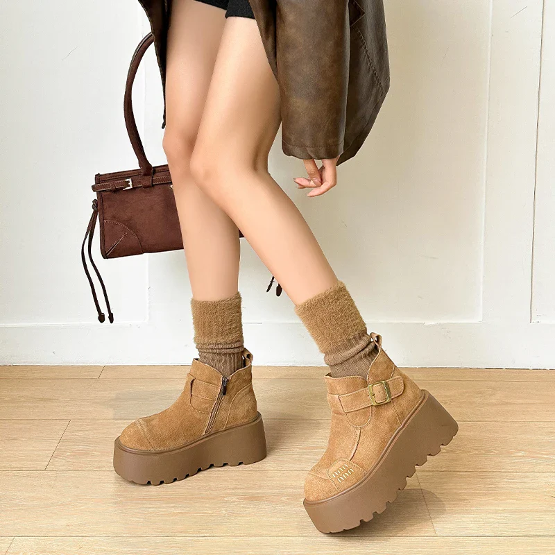 SkyLift Suede Ankle Boots - Image 7