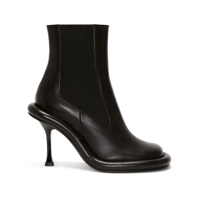 Skyline Blue High Heel Boots - Image 5