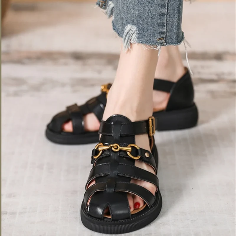 Solka Roman Sandals - Image 5