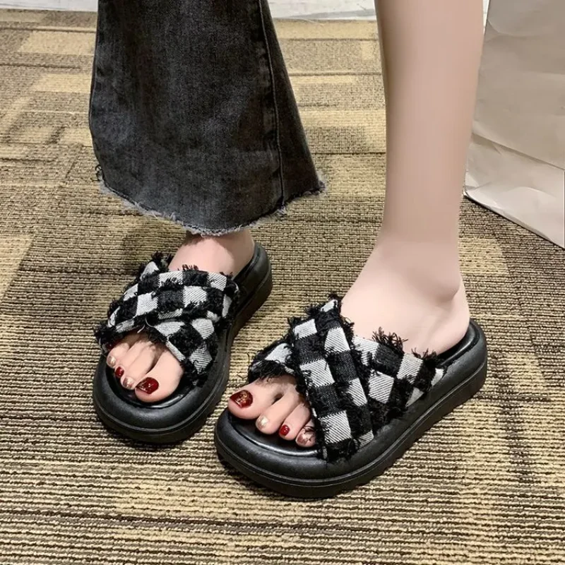 Sonya Denim Slippers - Image 4