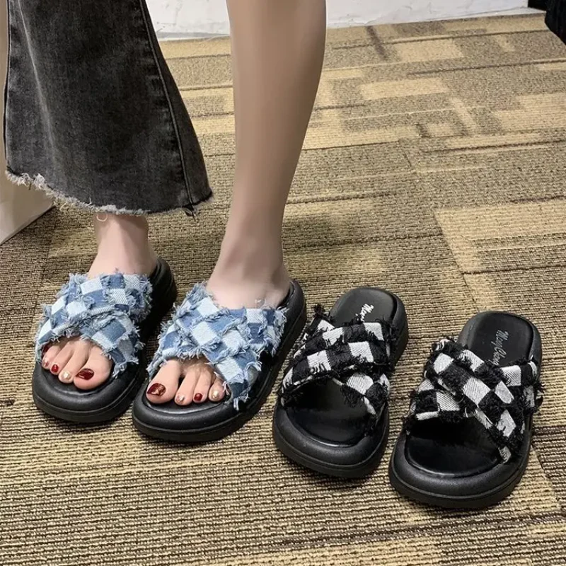 Sonya Denim Slippers - Image 6