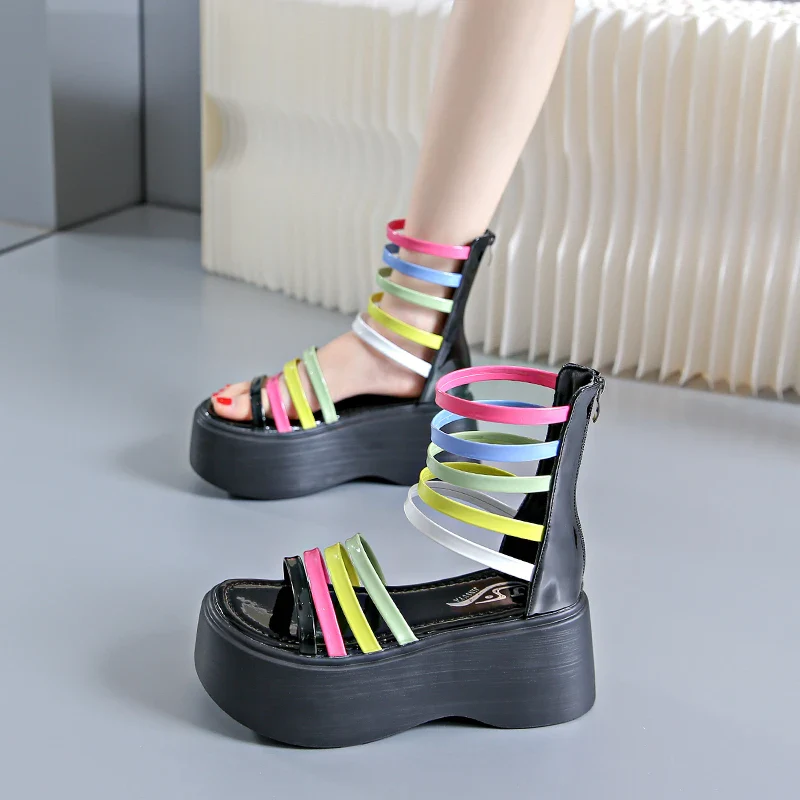 SpectrumStep Strap Sandals - Image 4