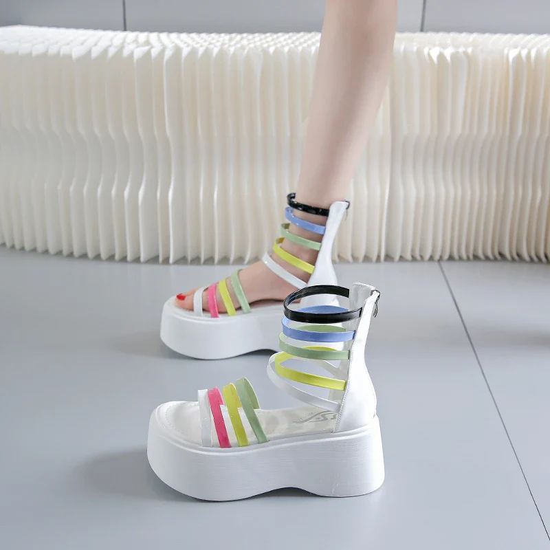 SpectrumStep Strap Sandals - Image 5