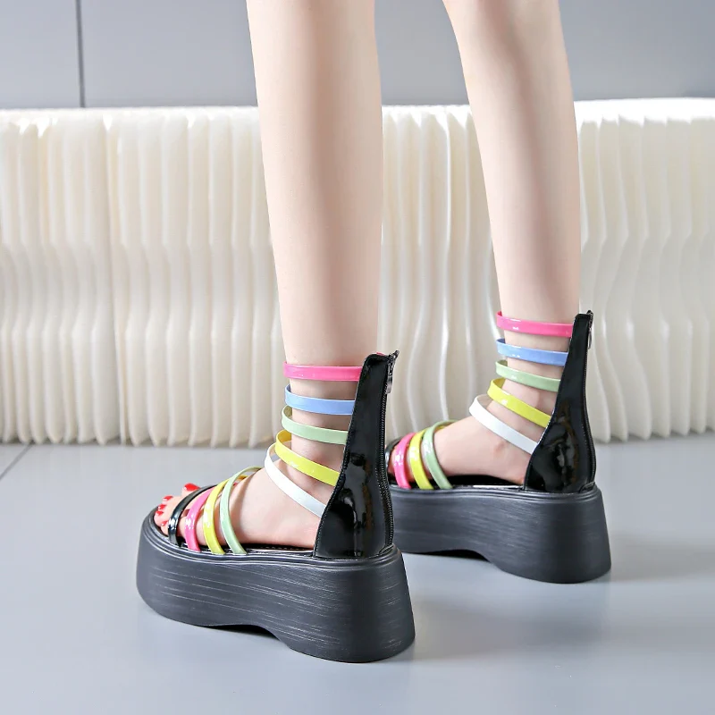 SpectrumStep Strap Sandals - Image 7
