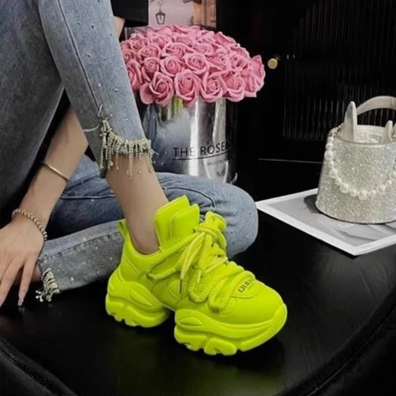 Star Neon Chunky Sneakers - Image 2