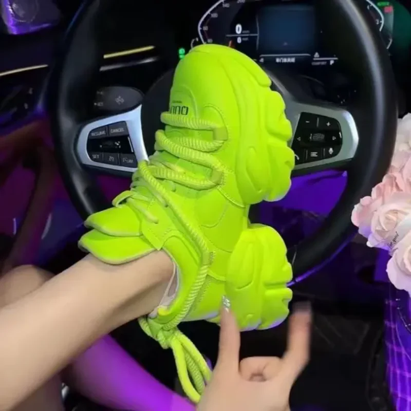Star Neon Chunky Sneakers - Image 4