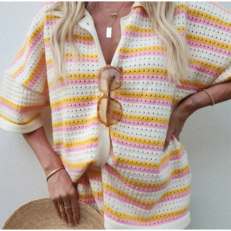 Stripe Vibes Cardigan Set - Image 2