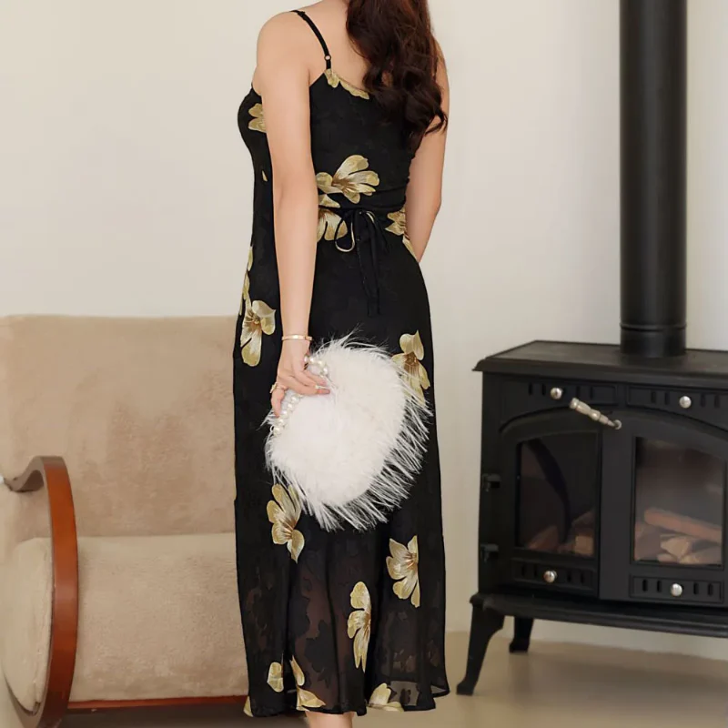Sunlit Vine Spaghetti Strap Dresses - Image 4