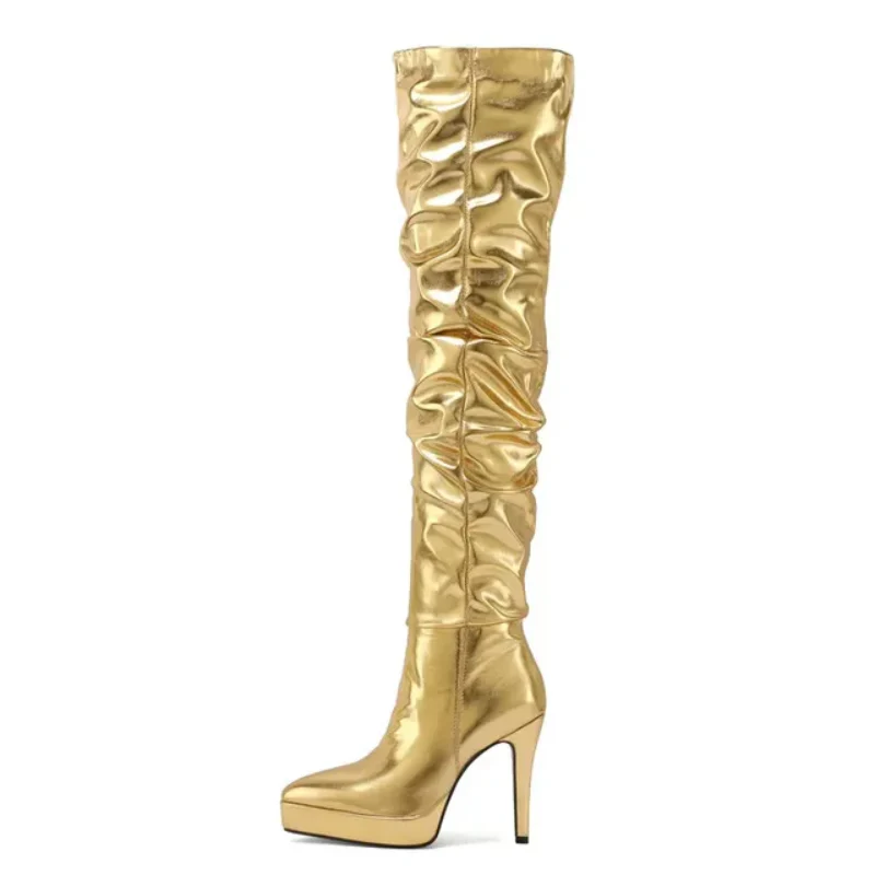 Superstar Glossy High Boots - Image 2